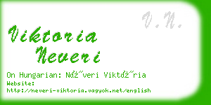 viktoria neveri business card